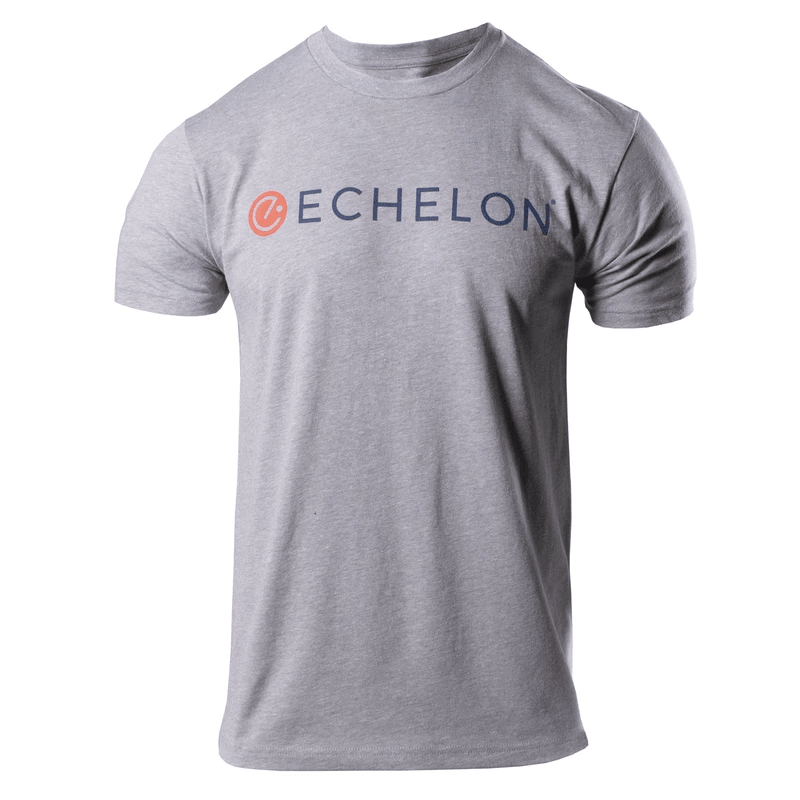 Men's Crewneck Tee - Light Heather - Echelon Fit UK
