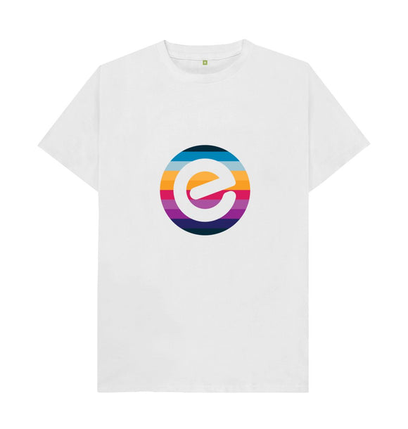 Men's e Logo 100% Organic Cotton T-Shirt - Echelon Fit UK