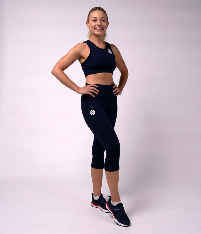 Move Crop - Navy - Echelon Fit UK