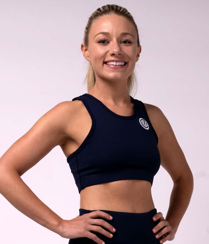 Move Crop - Navy - Echelon Fit UK