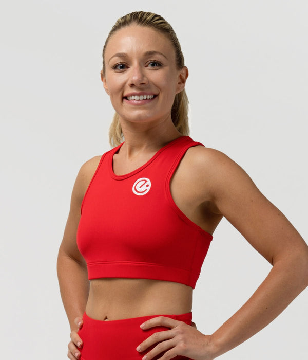 Move Crop - Red - Echelon Fit UK