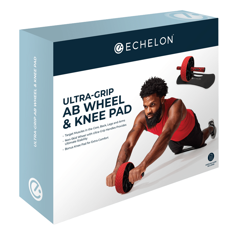 Ultra-Grip Ab Wheel & Knee Pad - Echelon Fit UK