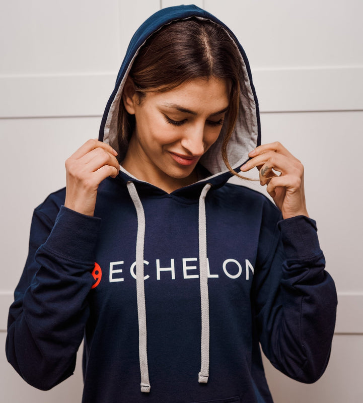 Unisex Pullover Hoodie with Fleece Lining - Echelon Fit UK