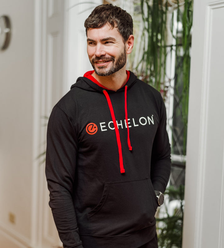 Unisex Pullover Hoodie with Fleece Lining - Echelon Fit UK