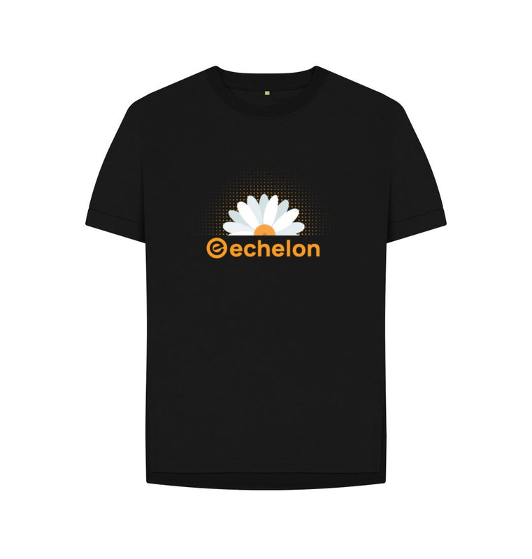 Women's 100% Organic Cotton Daisy Relaxed Fit Tee - Echelon Fit UK