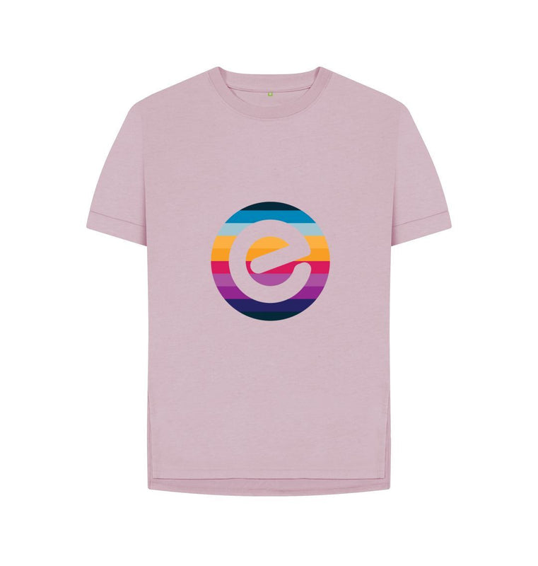 Women's 100% Organic Cotton Relaxed Fit e Tee - Echelon Fit UK